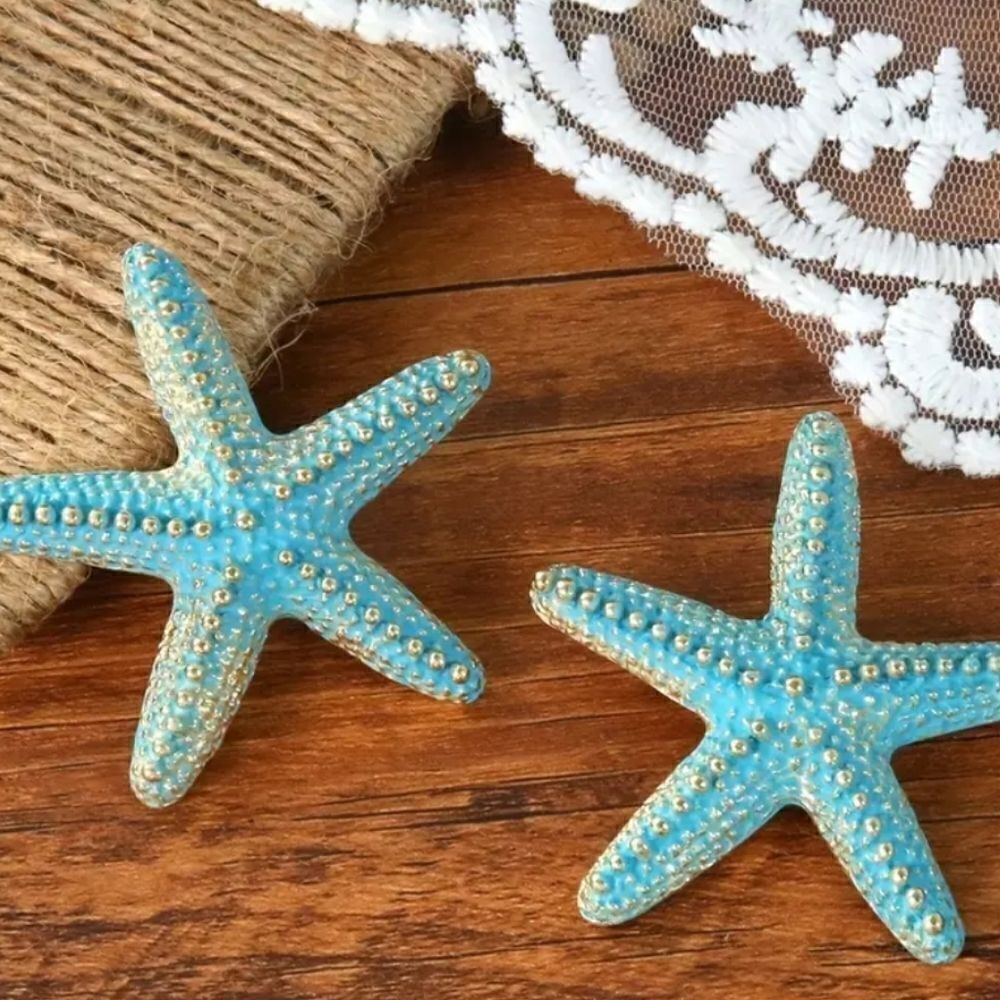 Starfish stud earrings - Picture 2 of 4
